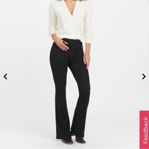 Women’s Spanx black flare jean pant